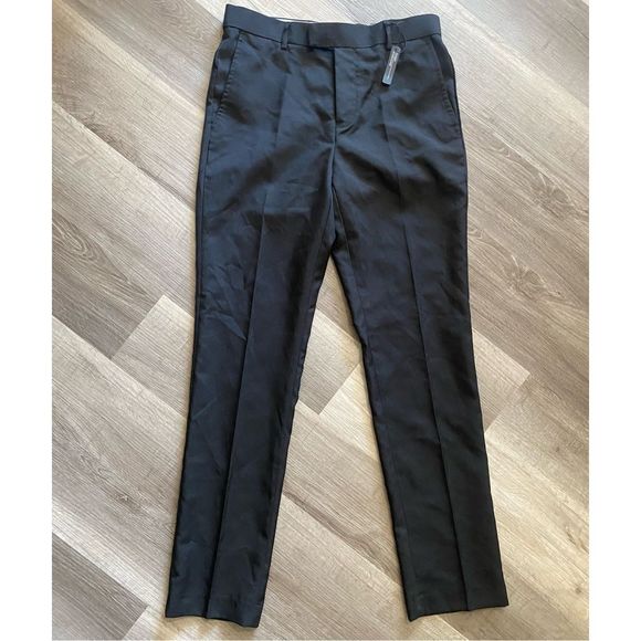 Vittorio Culture NWT Skinny Black Dress Pants, Men's Size 32 x 32, MSRP $68 - Picture 6 of 12